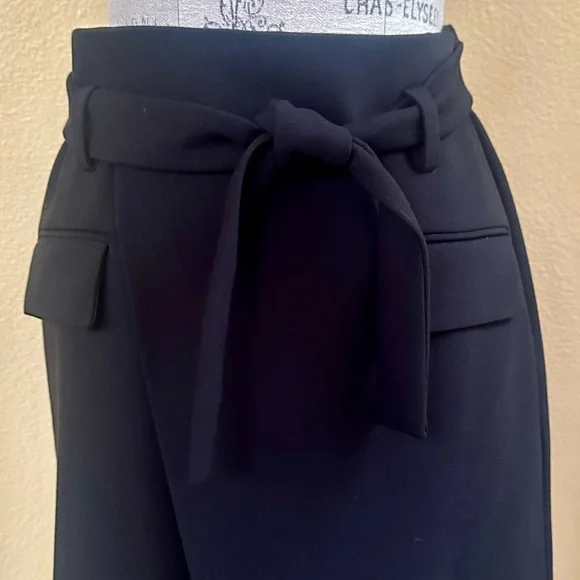 Maje “Josina” Black Faux Wrap Mid Thigh Skirt Size 40 (US 8) New Without Tags! - Picture 8 of 15